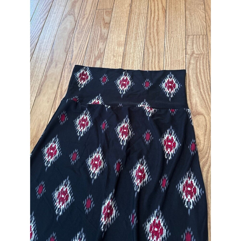 Maxi skirt dress yoga band black pink cat eye diamond silky vintage 80’s NEW